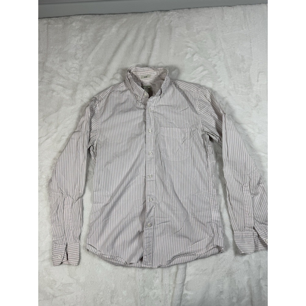 J Crew Slim Stretch Size Small Secret Wash Sport Button Shirt Men's